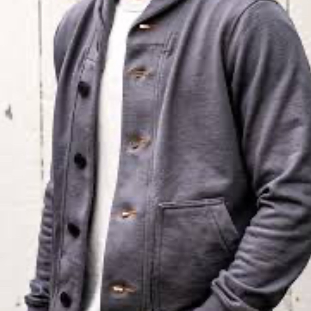 BODEGA | CARDIGAN
FRENCH TERRY SHAWL COLLAR CARDIGAN - Picture 2 of 3